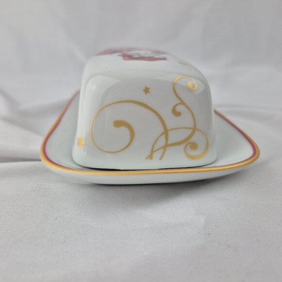 Williams-Sonoma 'Twas The Night Before Christmas Butter Dish Santa Claus - Picture 10 of 16